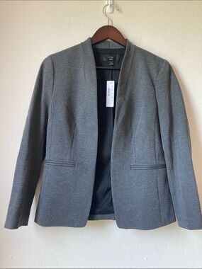 J. Crew Going Out Open-Front Blazer H2743 Women's 6 Stretch Minimalist